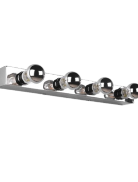 Aplique CAMERINO 4x E27 55cm cromo