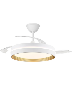 Ventilador led aspas desplegables 48 watts 5280 lúmenes CCT blanco