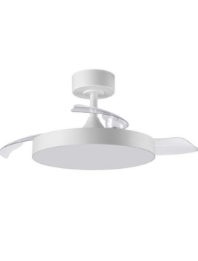 Ventilador led aspas desplegables 36 watts 3600 lúmenes CCT blanco