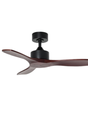 Ventilador de Techo 97 centímetros de diámetro motor DC 30 watts mando distancia con temporizador negro nogal