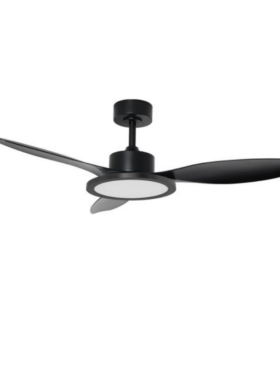 Ventilador de Techo led 36 watts120 centímetros de diámetro motor DC 35 watts mando distancia con temporizador negro