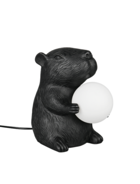 Lámpara de sobremesa animal CAPI para bombilla G9 negro