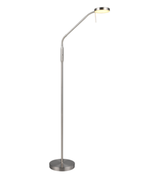 Lampara de pie LED 3 watts 300 lúmenes CCT kelvin níquel mate