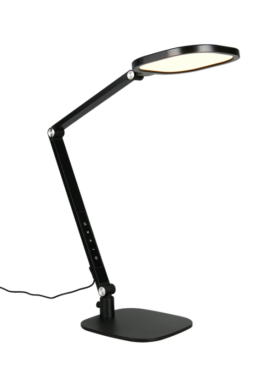 Flexo led 13,5 watts 1400 lúmenes CCT dimable táctil con pinza negro
