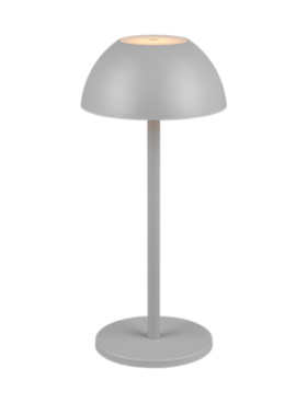 Sobremesa exterior recargable USB 1,7 watts 3000 kelvin gris absoluto
