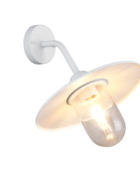 Aplique exterior ALUMINIO FUNDIDO E27 blanco