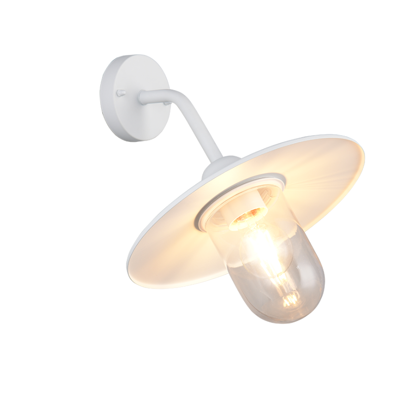 Aplique exterior ALUMINIO FUNDIDO E27 blanco