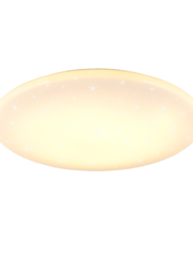 Plafón led CCT 70cm 42 watts 5200 lúmenes estrellitas blanco