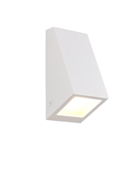 Aplique exterior para bombilla GU10 metal blanco