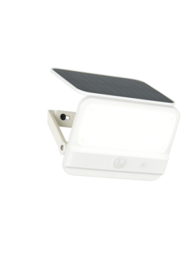 Aplique exterior led solar con sensor crepuscupal y de movimiento 4000 kelvin