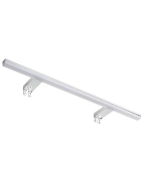Aplique de baño led kit 20 watt 3000 kelvin 75cm cromo