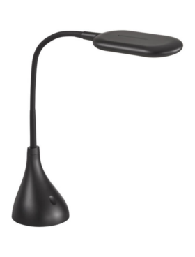 Flexo de escritorio led 10w 4000k dimable táctil negro