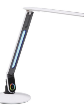 Lámpara flexo 12w 5000-5500k blanco - negro RGB