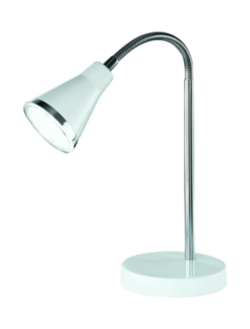 Sobremesa flexo LED SMD 4 watts 400 lúmenes 3000 kelvin blanco