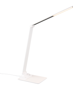 Flexo de escritorio led 6,5w con CCT regulable táctil blanco