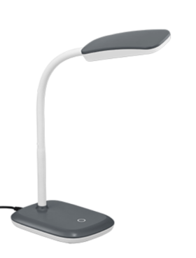 Sobremesa flexo LED SMD 3,5 watts 350 lúmenes 3000 kelvin gris