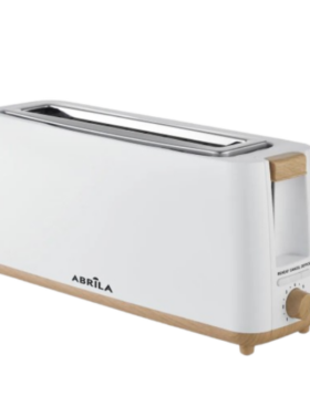 Tostador de pan 900w 7 niveles con apagado automático y recoge cable blanco haya