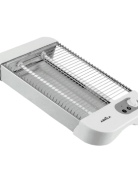 Tostador de pan rejilla 600w 2 tubos cuarzo recogemigas