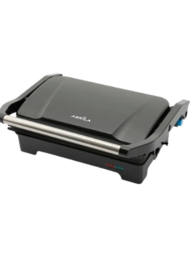 Grill parrilla 1200w apertura 180º placa antiadherente tacto frío negro