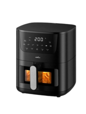 Freidora de aire 1500w 5l temporizador termostato control táctil