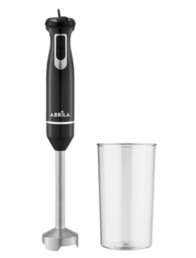 Batidora de mano 800w con cuchillas de acero inoxidable y vaso