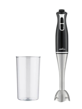 Batidora de mano 650w con cuchillas de acero inoxidable y vaso
