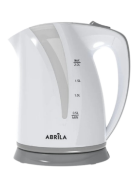 Hervidor de agua eléctrico 1500w 1l apagado automático blanco gris