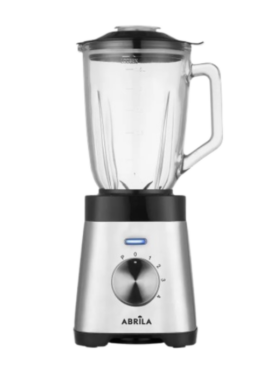 Batidora de vaso 1000w 4 vel.+pulso con jarra de cristal