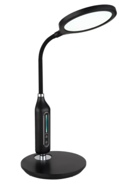 Flexo de escritorio 9w CCT regulable táctil flexible negro