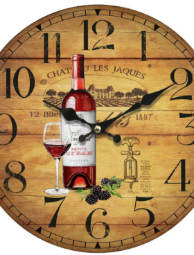 Reloj de pared VINO 34cm