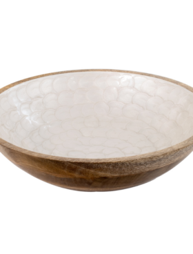 Cuenco NACAR grande 35cm madera de mango