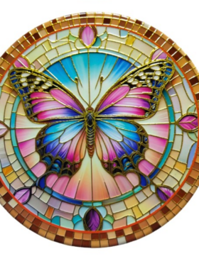 Salva mantel MARIPOSA 20cm cerámica