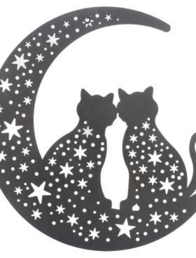 Adorno pared GATOS 60cm diámetro metal