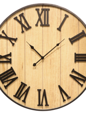 Reloj de pared redondo 60cm MDF
