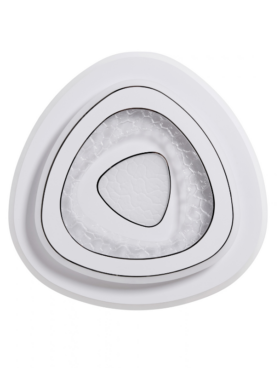 Plafón led triángulo 83 watts 50cm CCT mando a distancia
