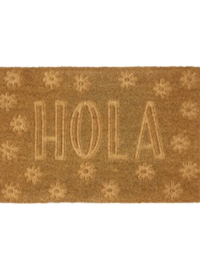 Felpudo HOLA fibra de coco 40x60 centímetros
