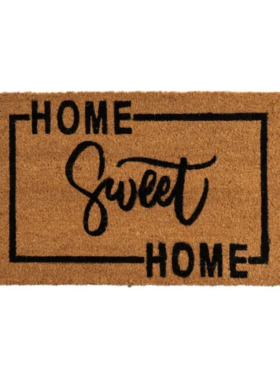 Felpudo HOME SWEET HOME fibra de coco 40x60 centímetros